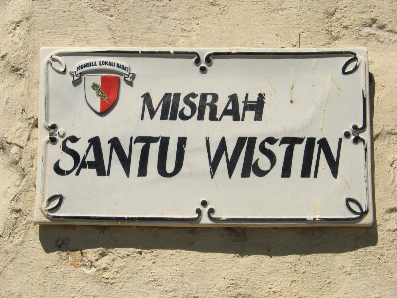 rabat - street name.jpg, galeria Malta